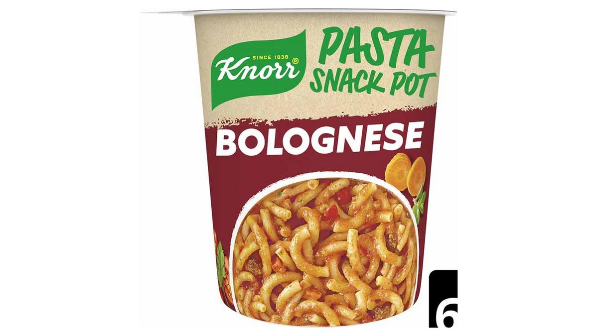 Knorr Snack Pot Bolognese 60γρ. Μασούτης Αμπελόκηποι Wolt